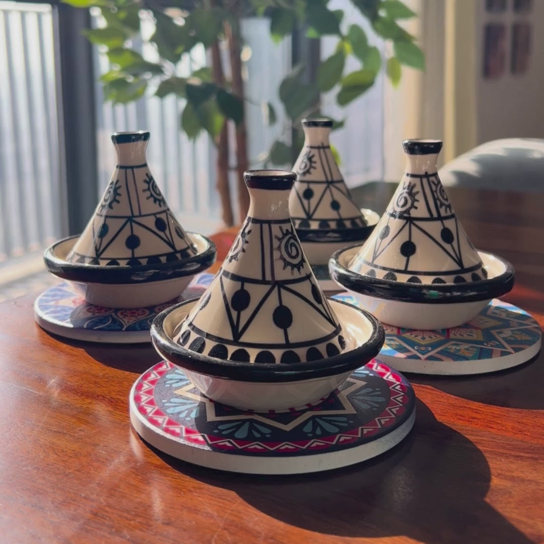 Moroccan Mini Tagine al-Shams (Set of 4)