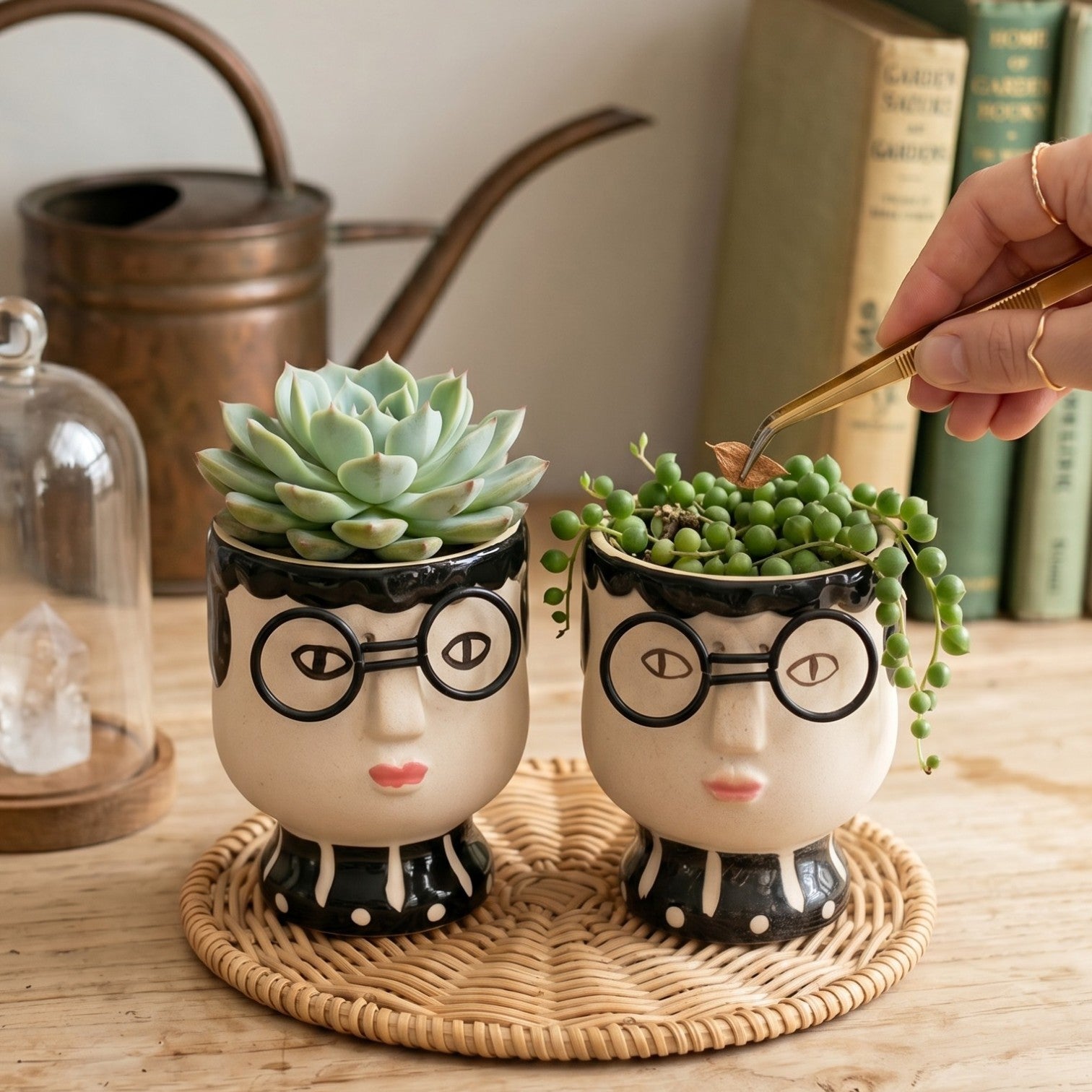 Nerdy Misfit Planters (Set of 2)