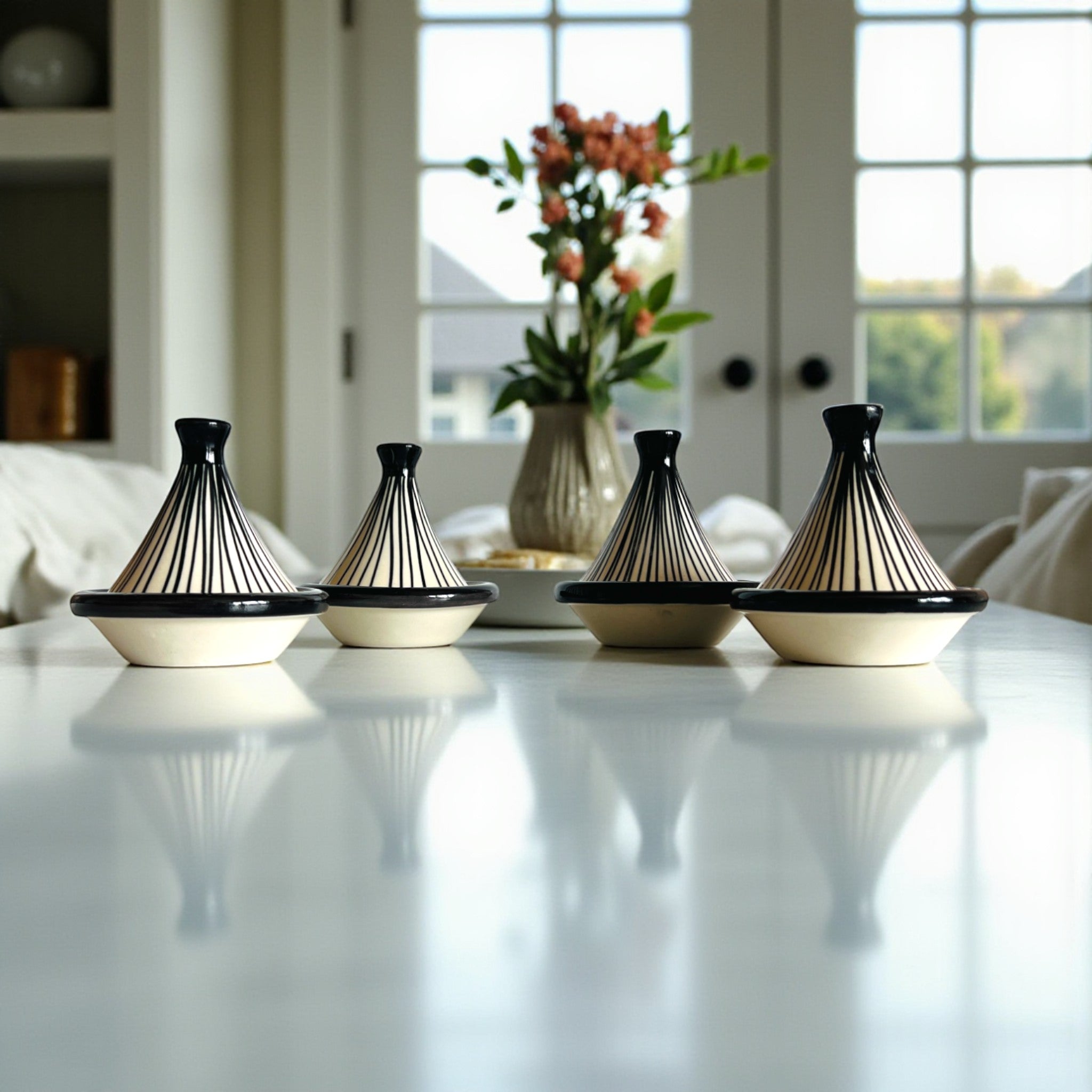 Monochrome Mini Tagine (Set of 4)