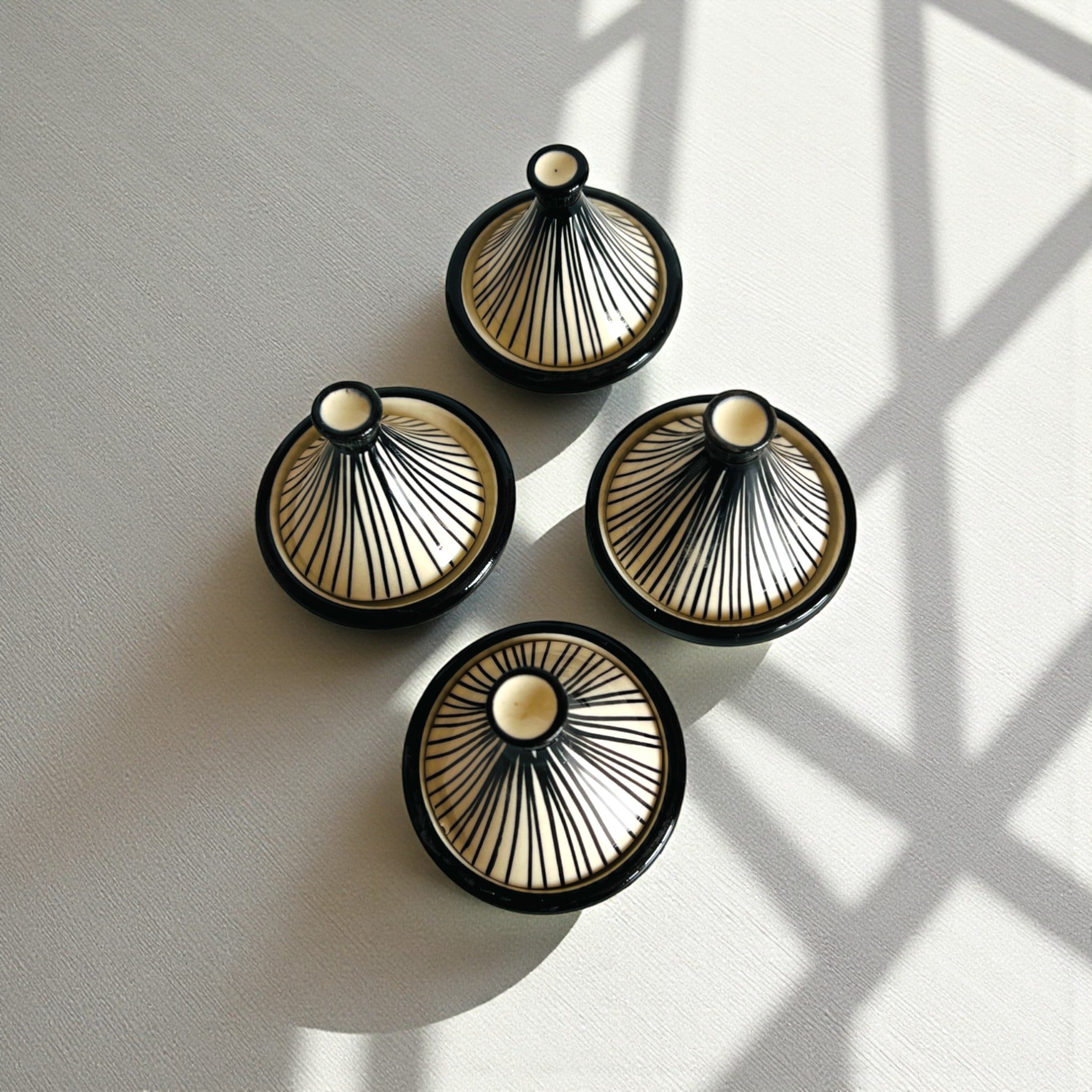Monochrome Mini Tagine (Set of 4)