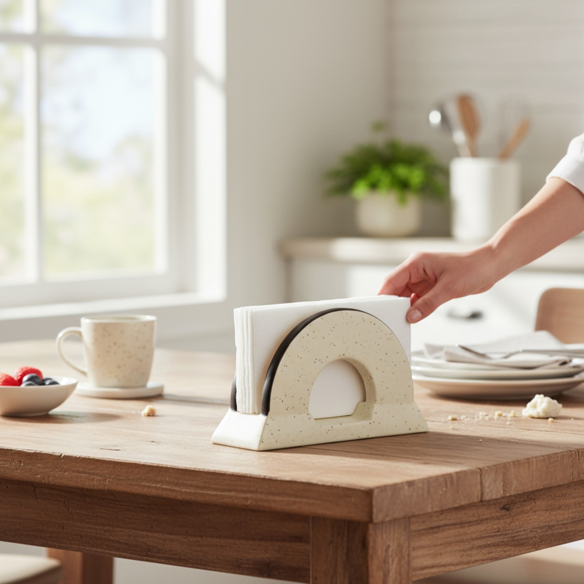 Monochrome Harmony Tissue Holder