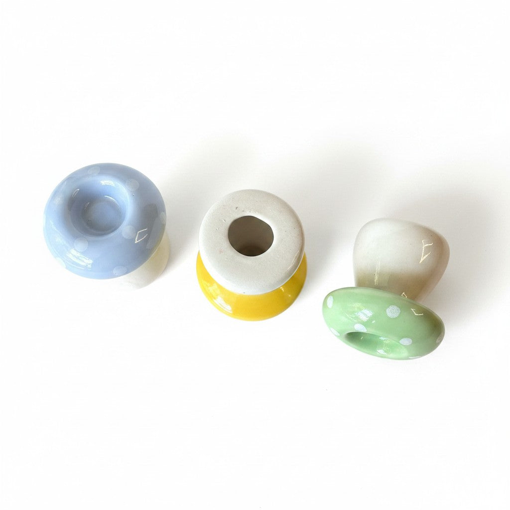 Twilight Toadstool Candle Stand (Set of 3)
