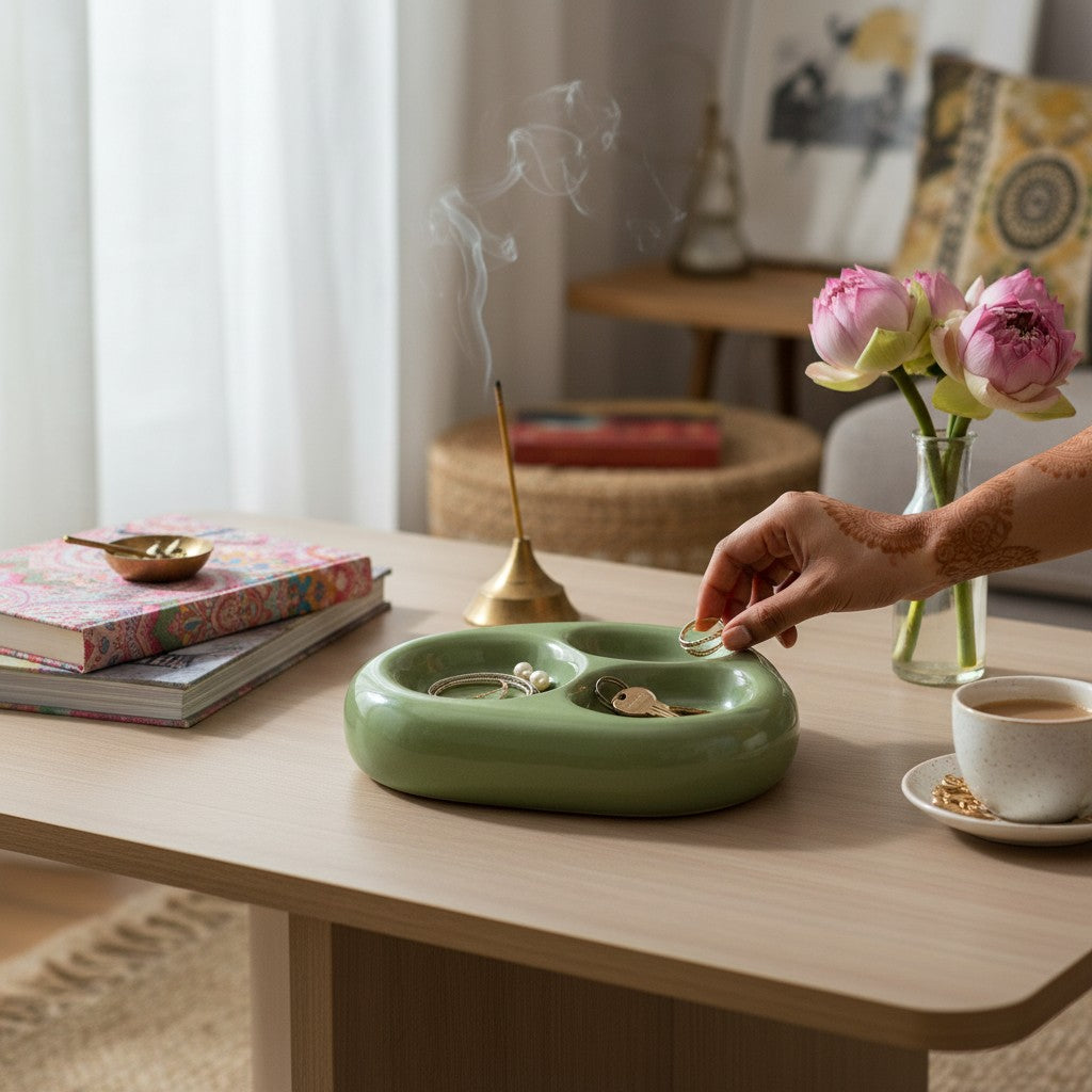 Sage Stone Trinket Tray